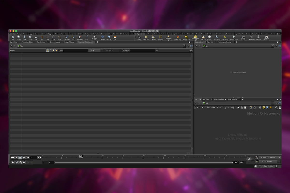 SideFX Houdini screenshot 4